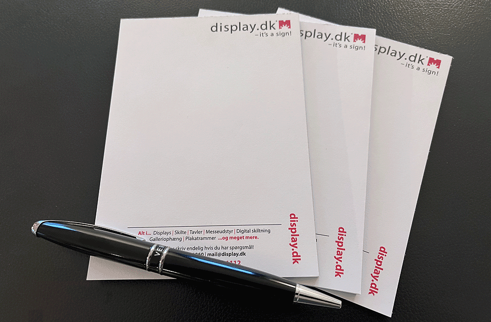 Blokke med eget logo